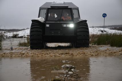 Пресс-тур в рамках выставки вездеходов в парке \"Патриот\"