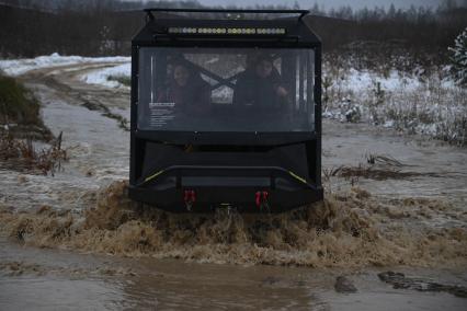 Пресс-тур в рамках выставки вездеходов в парке \"Патриот\"