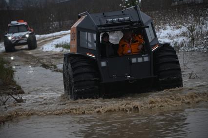 Пресс-тур в рамках выставки вездеходов в парке \"Патриот\"