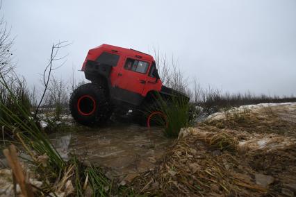 Пресс-тур в рамках выставки вездеходов в парке \"Патриот\"