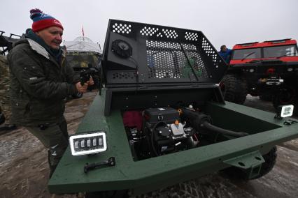 Пресс-тур в рамках выставки вездеходов в парке \"Патриот\"