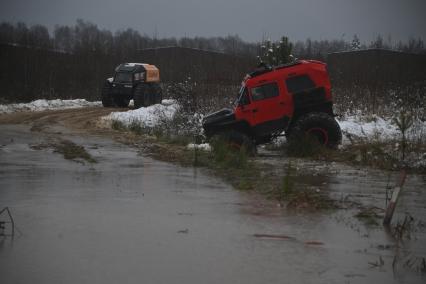 Пресс-тур в рамках выставки вездеходов в парке \"Патриот\"