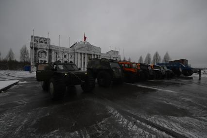 Пресс-тур в рамках выставки вездеходов в парке \"Патриот\"