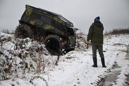 Пресс-тур в рамках выставки вездеходов в парке \"Патриот\"