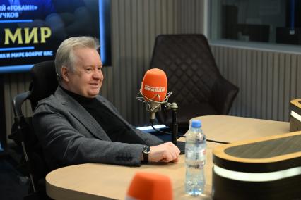 Владимир Кисмерёшкин на радиостанции Комсомольская правда\"