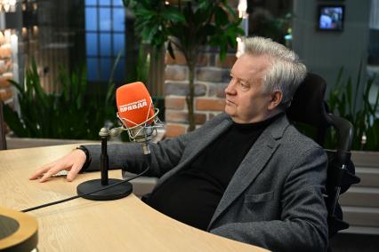 Владимир Кисмерёшкин на радиостанции Комсомольская правда\"