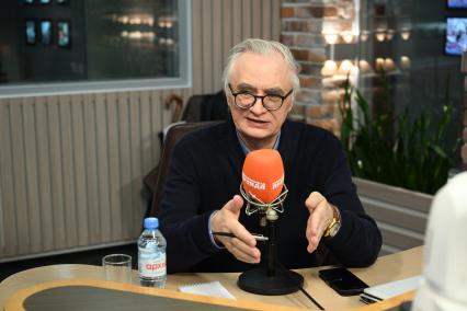 Сергей Сидоров на радиостанции Комсомольская правда\"