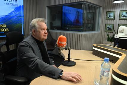 Владимир Кисмерёшкин на радиостанции Комсомольская правда\"