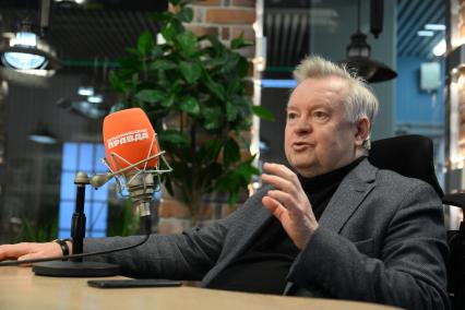 Владимир Кисмерёшкин на радиостанции Комсомольская правда\"