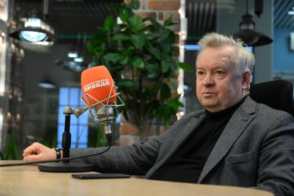 Владимир Кисмерёшкин на радиостанции Комсомольская правда\"