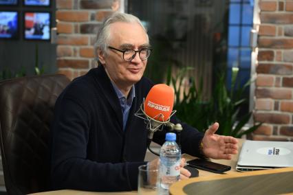 Сергей Сидоров на радиостанции Комсомольская правда\"