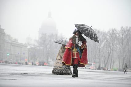 Снегопад в Санкт-Петербурге