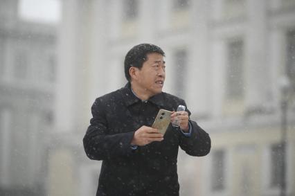 Снегопад в Санкт-Петербурге