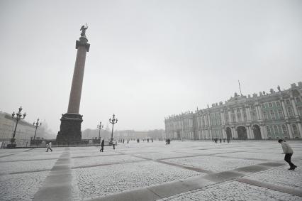 Снегопад в Санкт-Петербурге