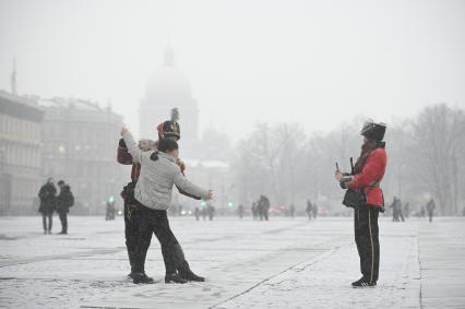Снегопад в Санкт-Петербурге