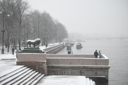 Снегопад в Санкт-Петербурге