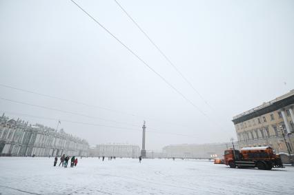 Снегопад в Санкт-Петербурге