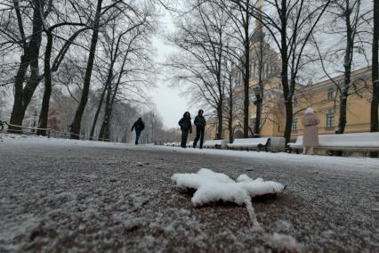 Снегопад в Санкт-Петербурге