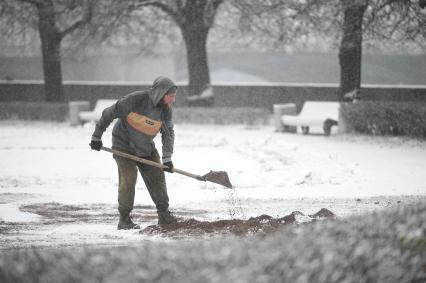Снегопад в Санкт-Петербурге