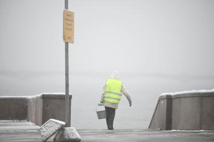 Снегопад в Санкт-Петербурге