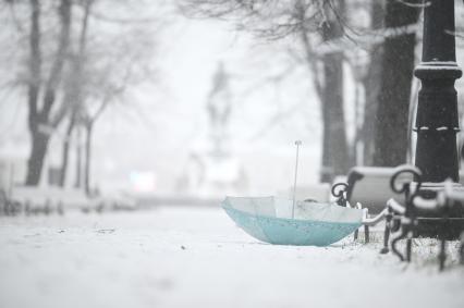 Снегопад в Санкт-Петербурге