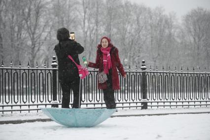 Снегопад в Санкт-Петербурге