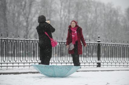 Снегопад в Санкт-Петербурге