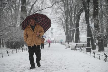 Снегопад в Санкт-Петербурге