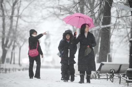 Снегопад в Санкт-Петербурге