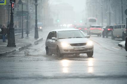 Снегопад в Санкт-Петербурге