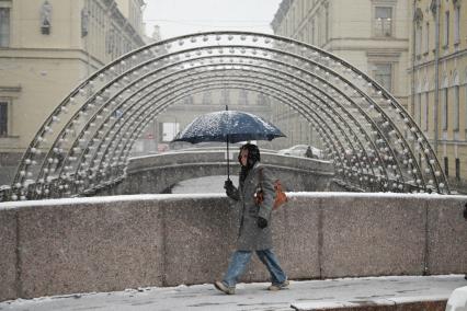 Снегопад в Санкт-Петербурге