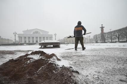 Снегопад в Санкт-Петербурге