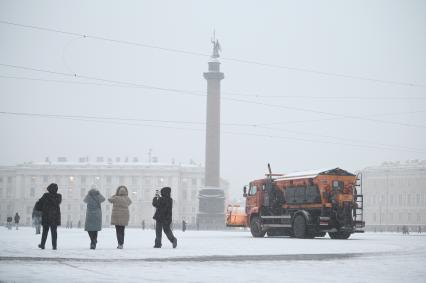 Снегопад в Санкт-Петербурге