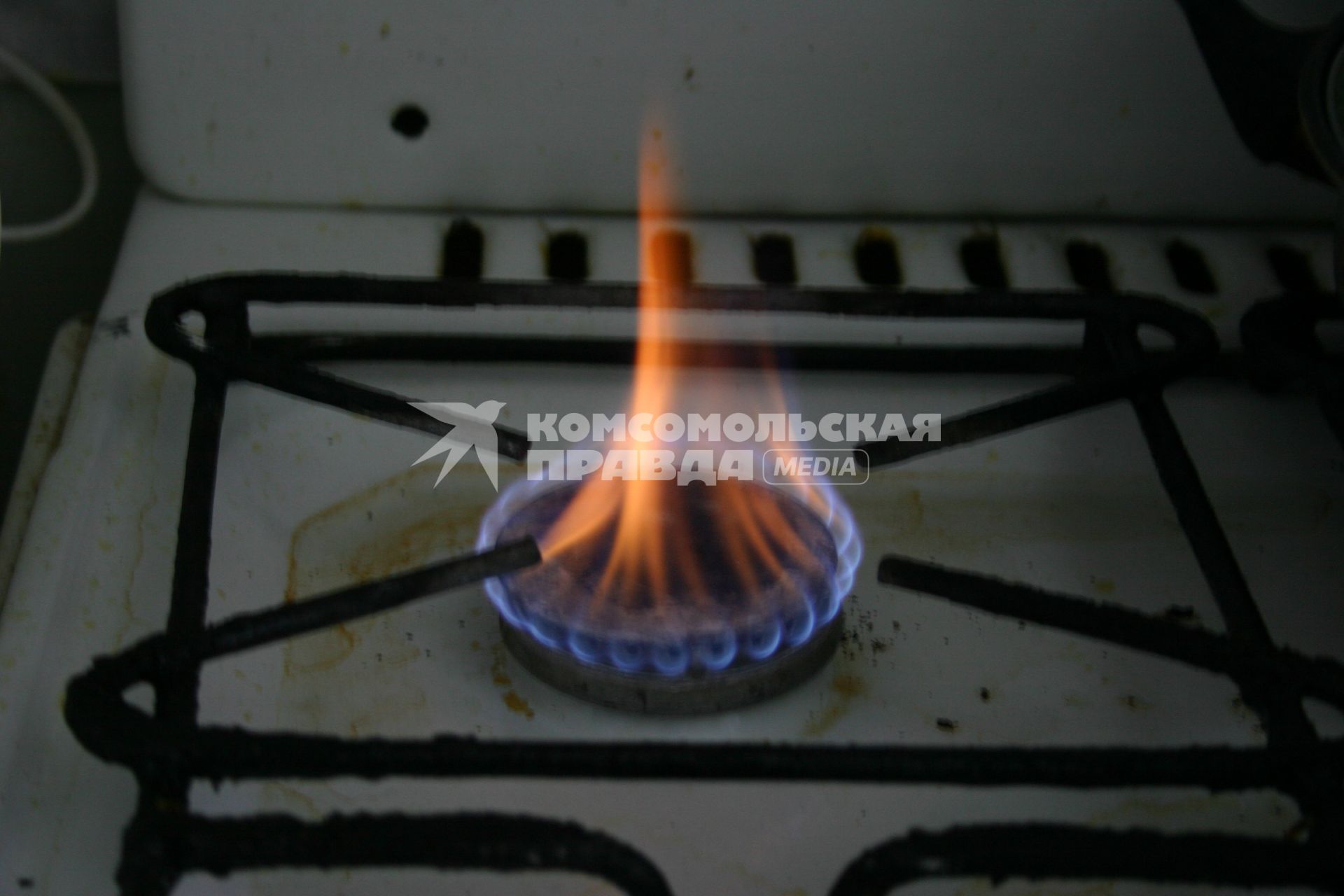 газ газовая конфорка плита газпром газовый оплата горит