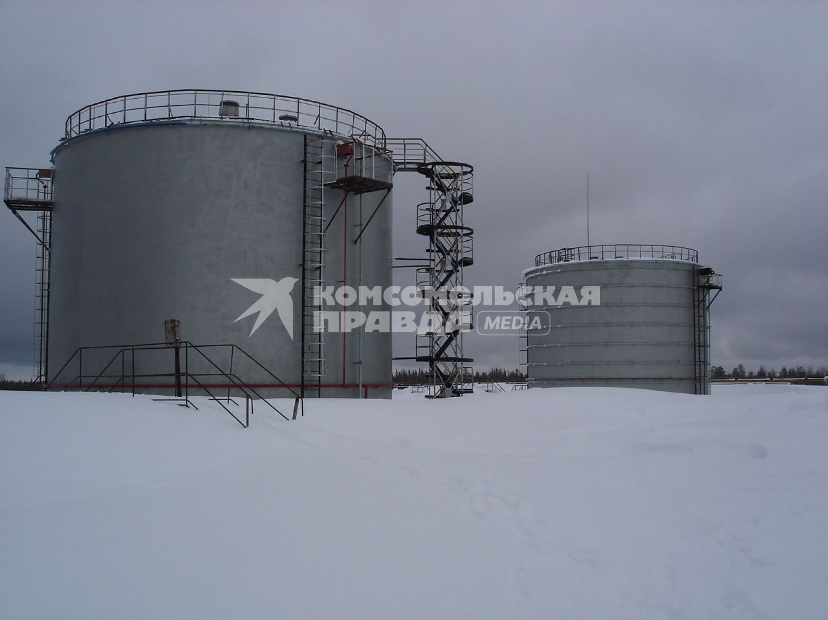 Февраль  2008г. Республика Коми объект Нефтяного месторождения