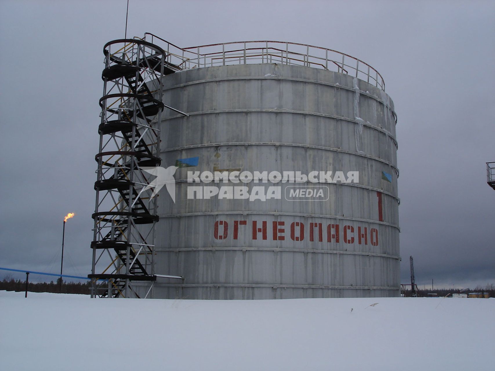 Февраль 2008г. Республика Коми объект Нефтяного месторождения