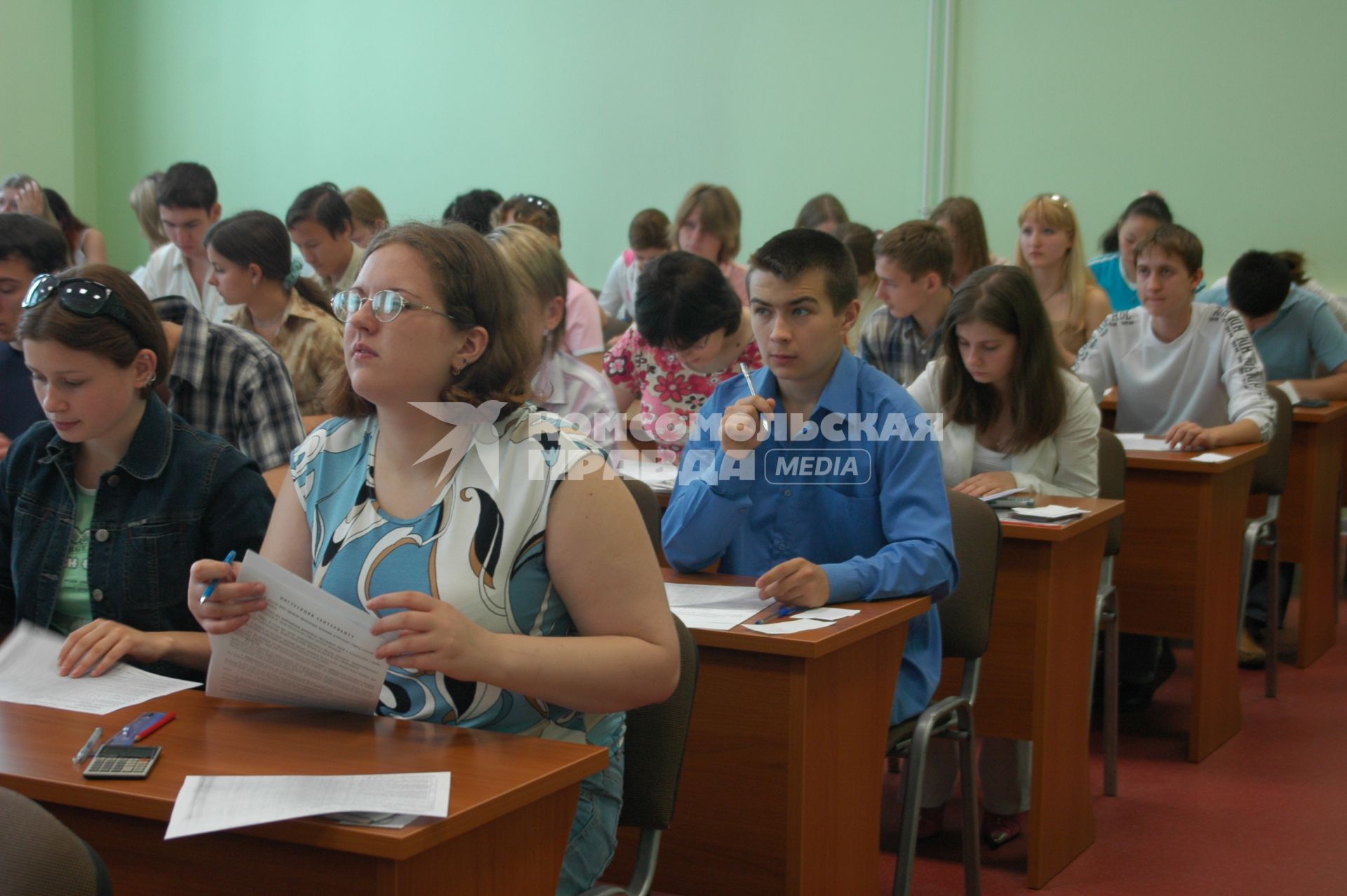 Студенты на занятиях