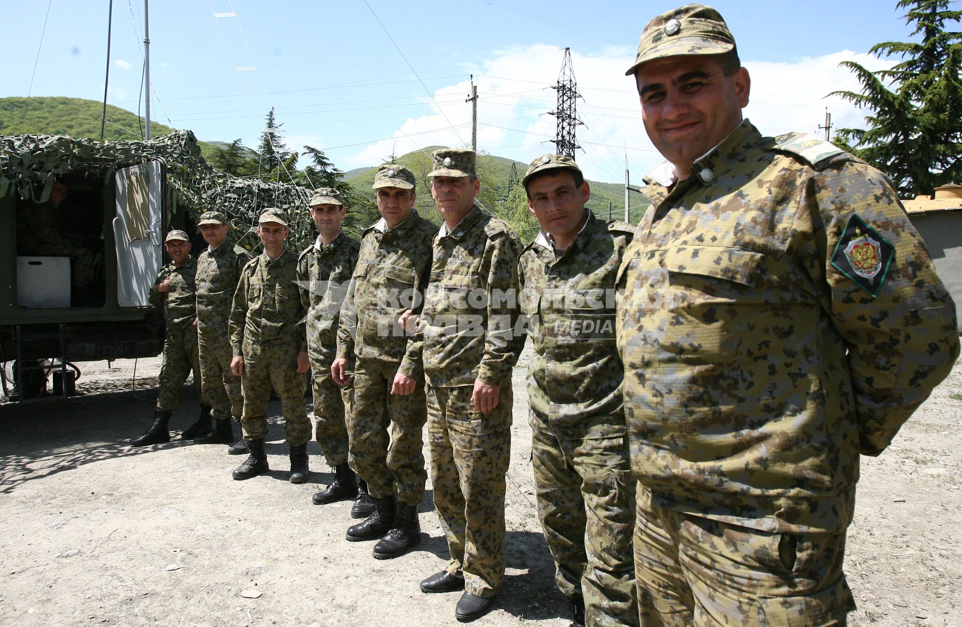 Погран застава в Южной Осетии