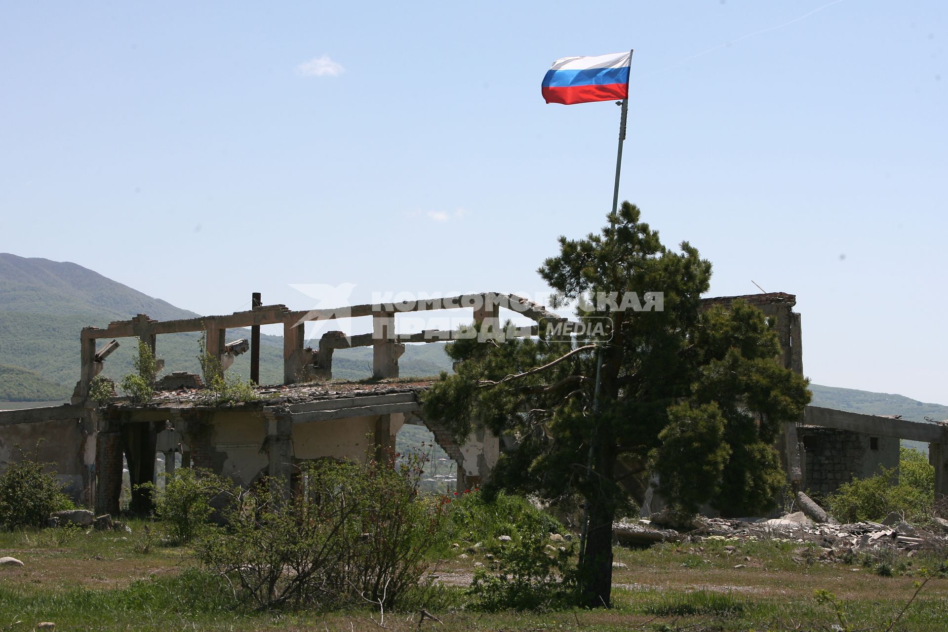 Пограничники на заставе в Осетии