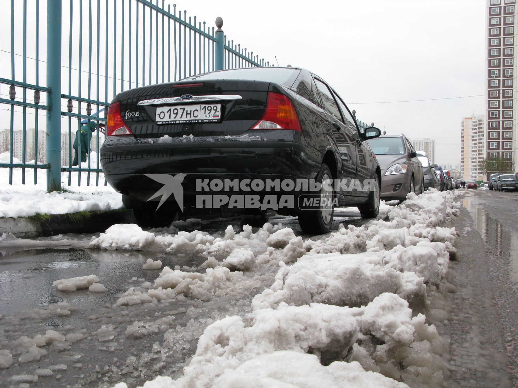 авто занос парковка стоянка снежный дорога грязь слякоть шипы