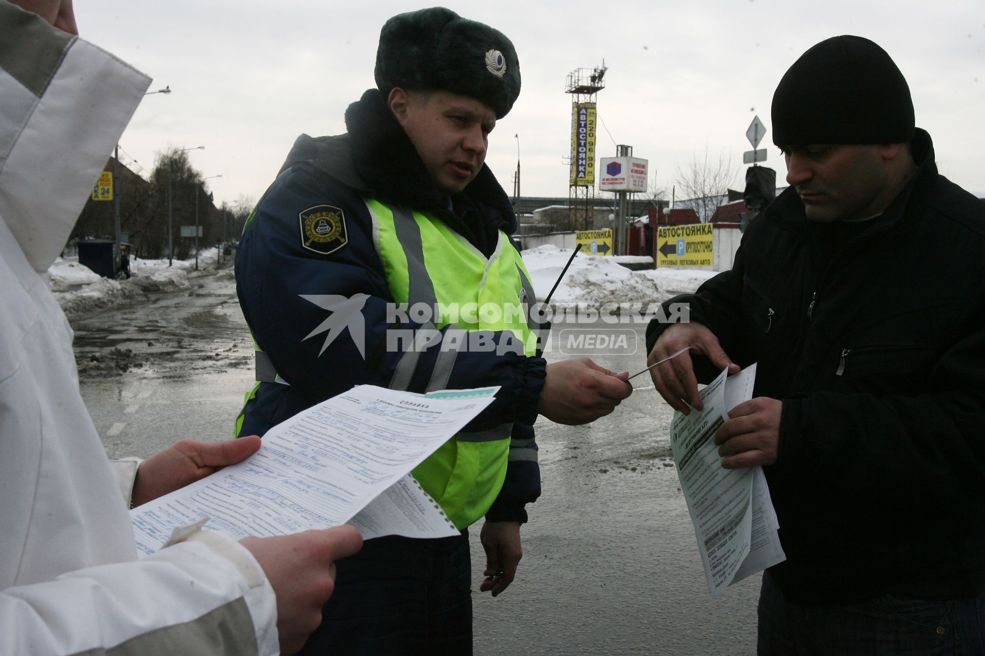 ДПС проверка документов и разбор аварии