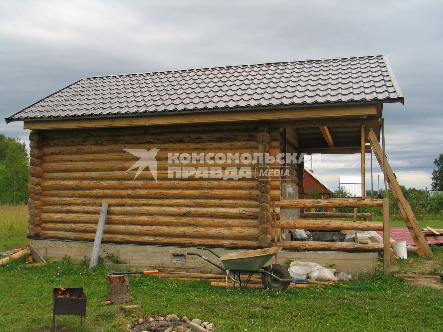 Сруб дом баня стройка дача