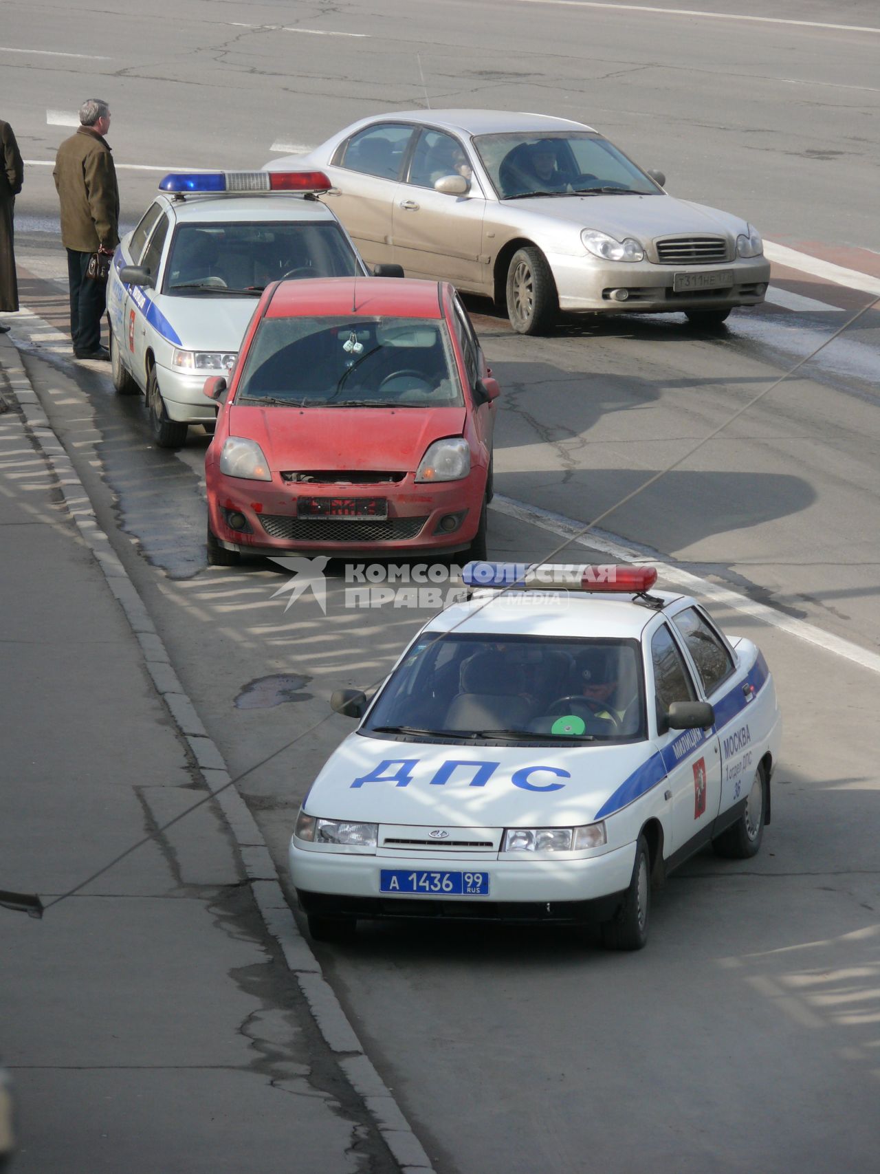 задержание дпс машины