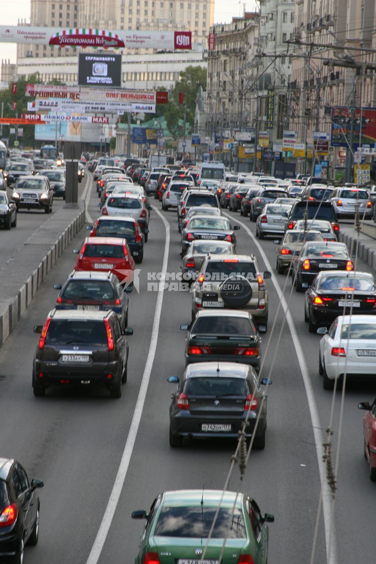 автомобильные пробки г. Москвы