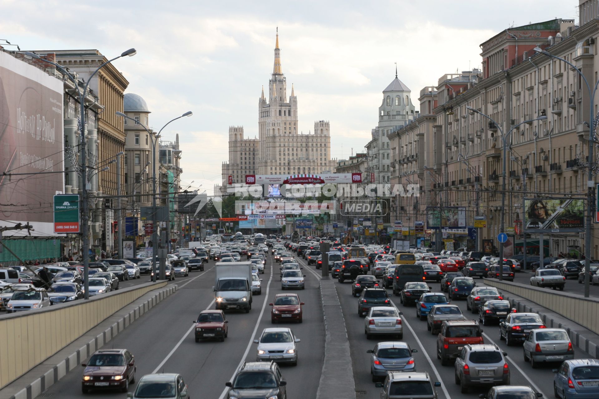 автомобильные пробки г.Москвы