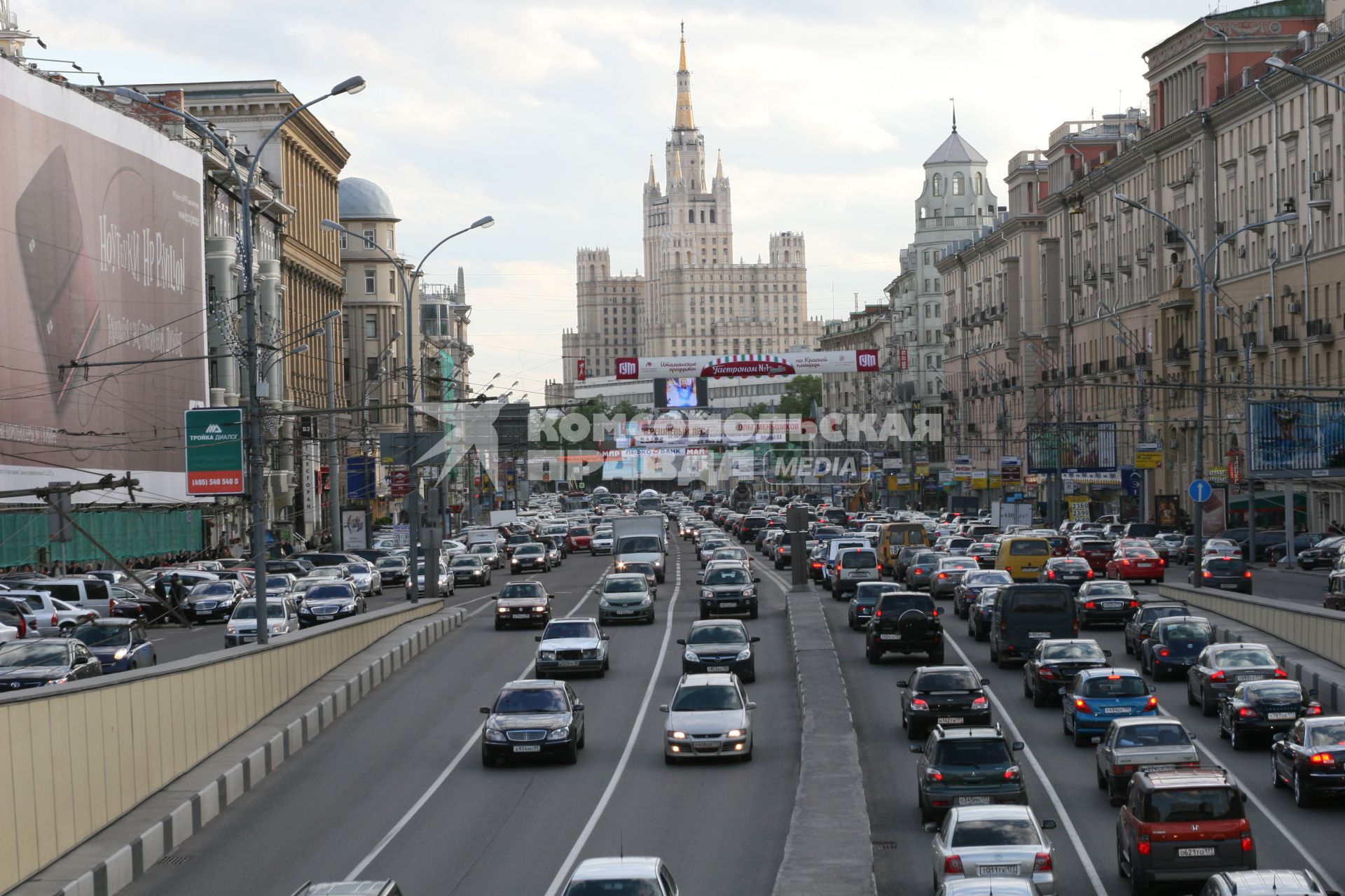 автомобильные пробки г. Москвы