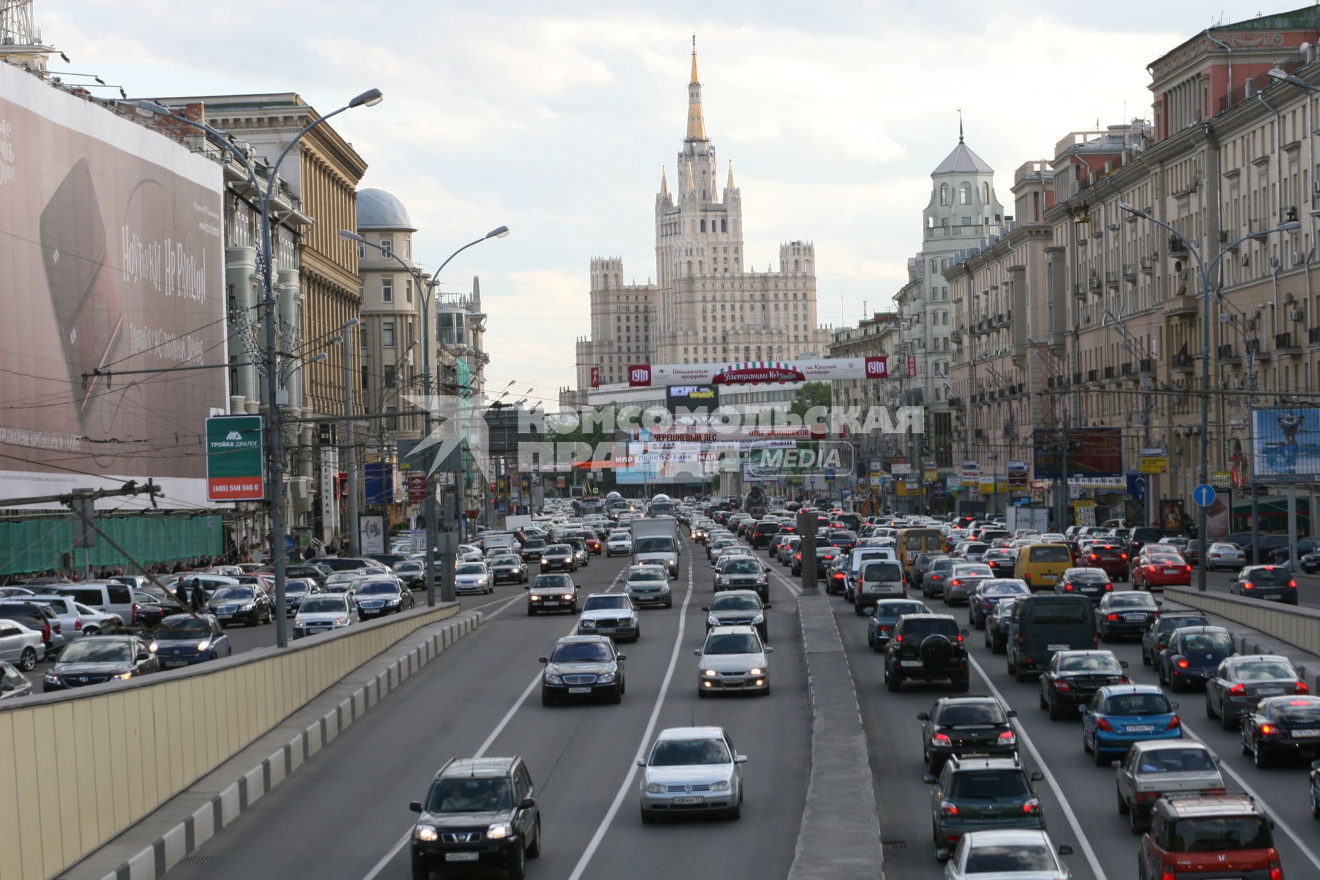 автомобильные пробки г.Москвы