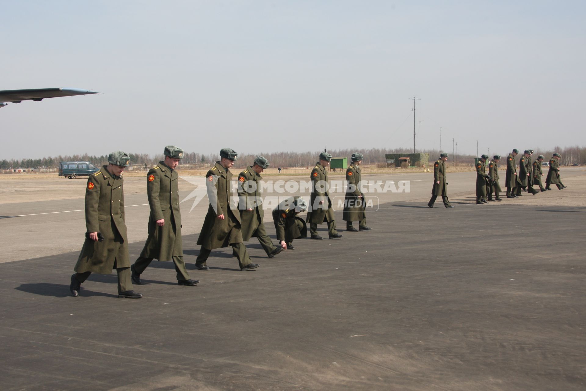 Самолет польского президента Леха Качиньского ТУ-154 разбился под Смоленском утром 10 апреля. Аэродром Смоленск северный