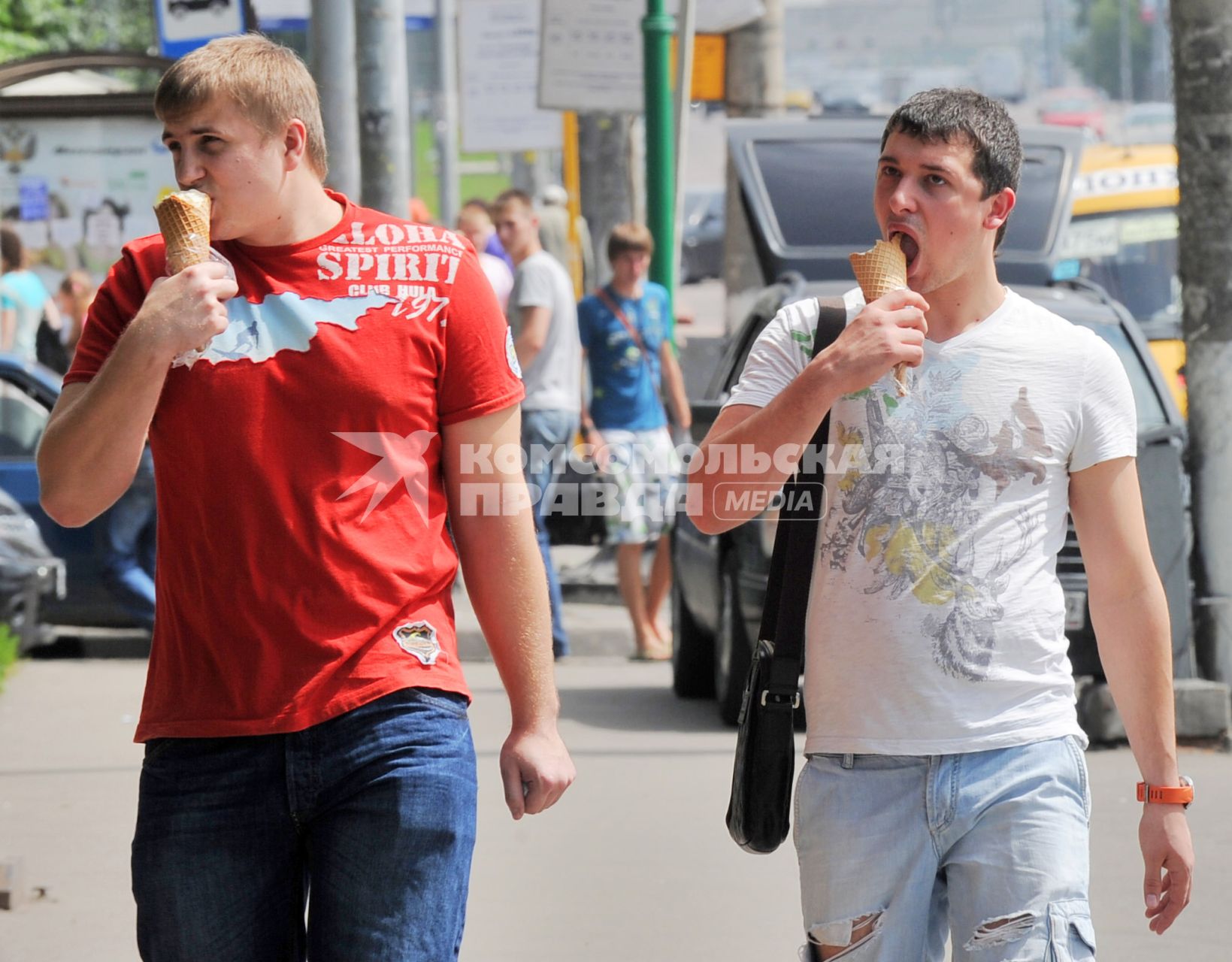 Жара в Москве, 23 июня 2010 года. Второй день в Москве температура поднимается выше 30 градусов. Климат. Погода. Потепление. Зной. Лето.