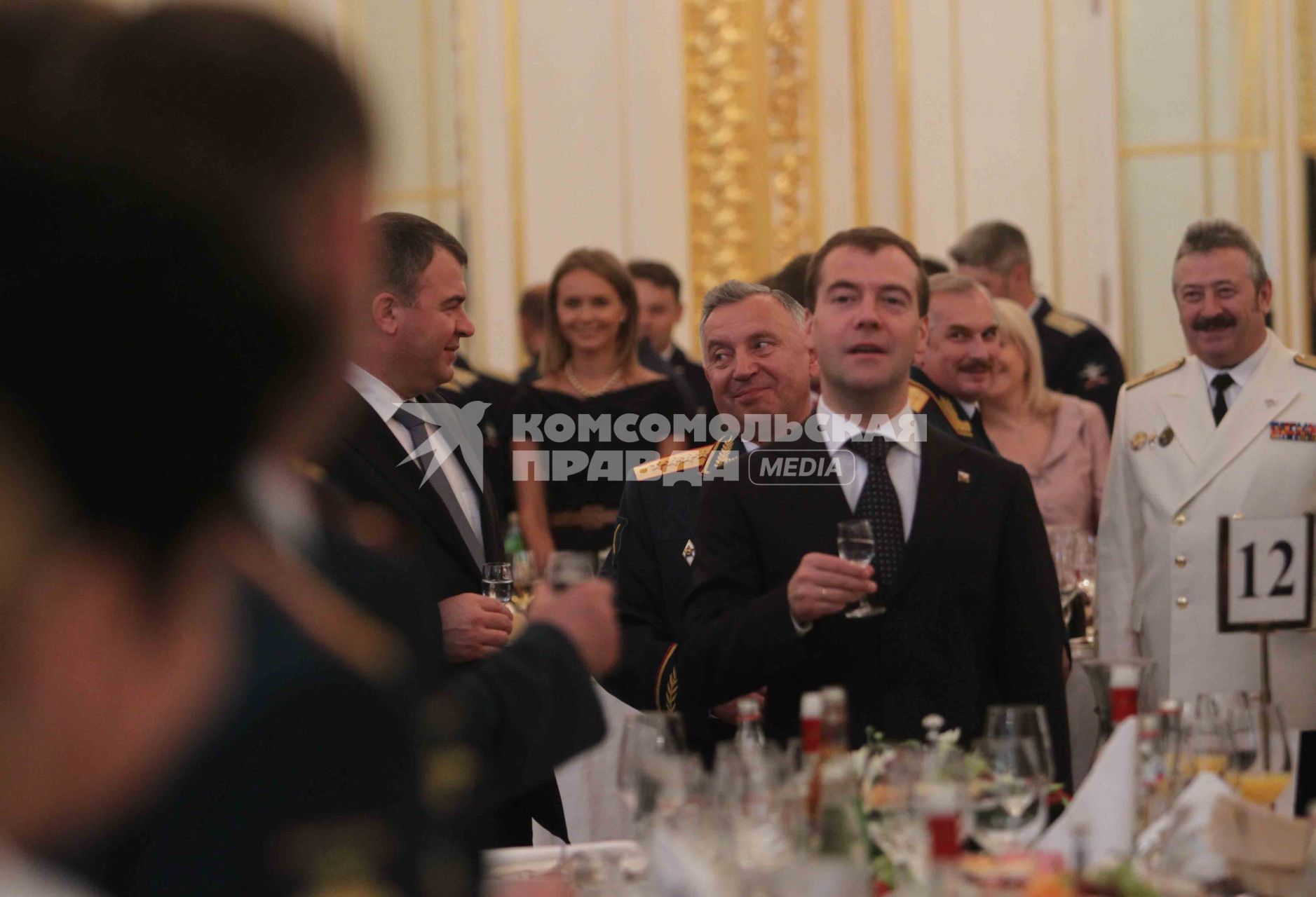 Дата: 30.06.2010, Время: 13:33. Выступление президента России Дмитрия Анатольевича Медведева на приеме выпускников высших военных учебных заведений.